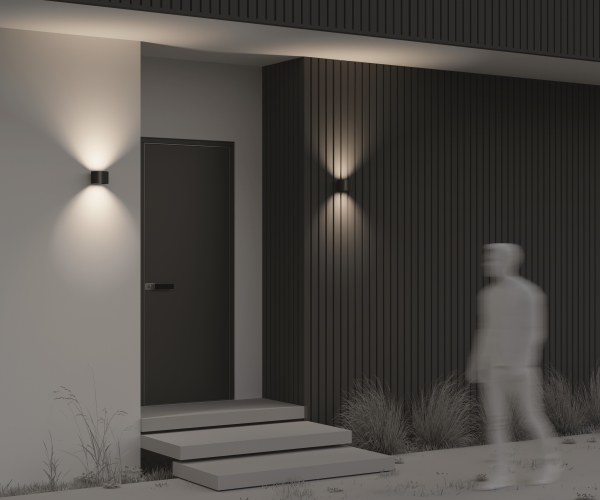 Уличный настенный светильник Fulton O573WL-L6B