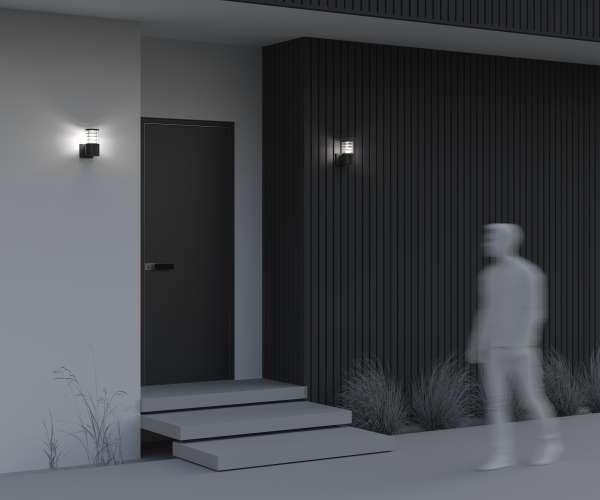 Уличный настенный светильник Bronx O576WL-01B