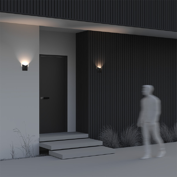 Уличный настенный светильник Beekman O802WL-L7B