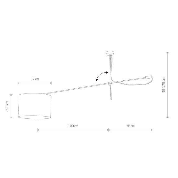 Светильник подвесной Viper White 6640