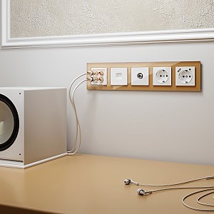 Рамка Favorit Бронзовый WL01-Frame-05 / Рамка на 5 постов (бронзовый)