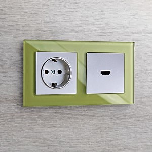 Рамка Favorit Фисташковый WL01-Frame-02 / Рамка на 2 поста (фисташковый)