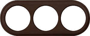 Рамка Werkel WL15-frame-03 / Рамка на 3 поста (венге)