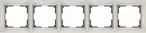 Рамка Snabb WL03-Frame-05-ivory /Рамка на 5 постов (слоновая кость)
