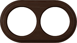 Рамка Werkel WL15-frame-02 / Рамка на 2 поста (венге)