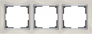 Рамка Snabb WL03-Frame-03-ivory /Рамка на 3 поста (слоновая кость)