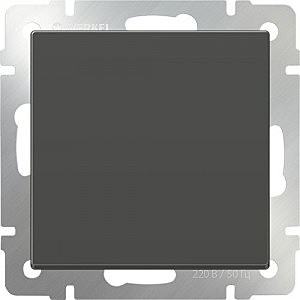 Выключатель Серо-коричневый WL07-SW-1G-C / Перекрестный переключатель одноклавишный (серо-коричневый)