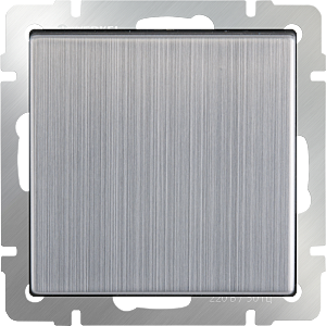 Выключатель Глянцевый никель WL02-SW-1G-C / Перекрестный переключатель одноклавишный (глянцевый никель)