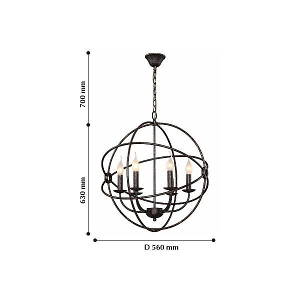 Подвесная люстра Midday 2165-6P