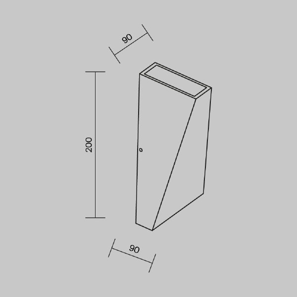 Уличный настенный светильник Times Square O580WL-L6W
