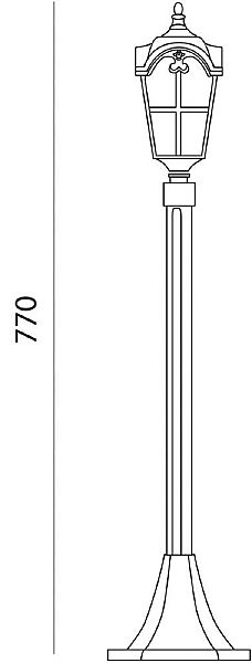 Уличный наземный светильник Кастелло 11299