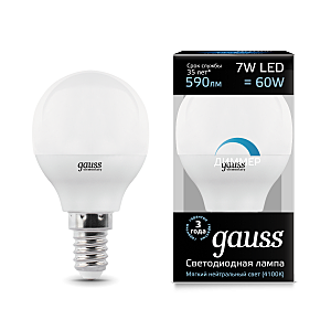 Светодиодная лампа Gauss 105101207-D