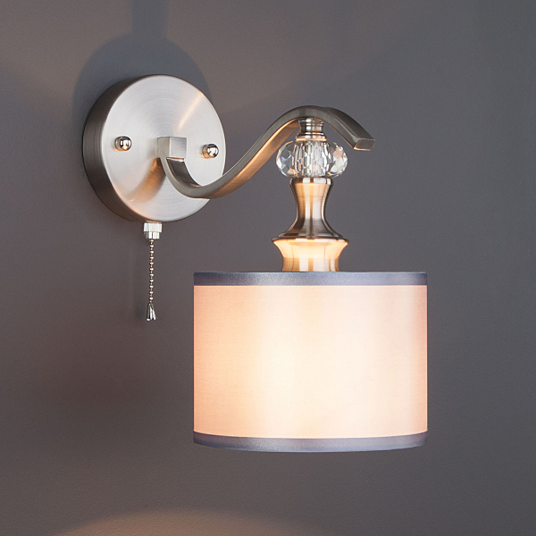 Настенное бра Ofelia 60070/1 сатин-никель