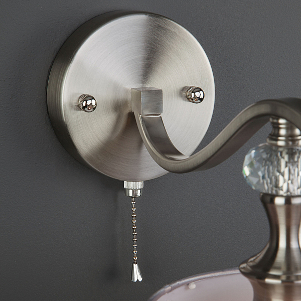 Настенное бра Ofelia 60070/1 сатин-никель