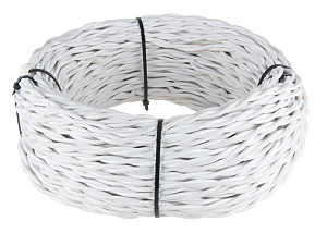 Werkel Ретро кабель витой 3х1,5 (белый)