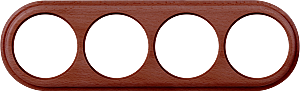 Рамка Werkel WL15-frame-04 / Рамка на 4 поста (итальянский орех)