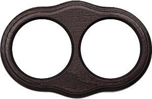 Рамка Werkel WL20-frame-02 / Рамка на 2 поста (венге)