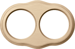 Рамка Werkel WL20-frame-02 / Рамка на 2 поста (светлый бук)