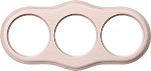 Рамка Werkel WL20-frame-03 / Рамка на 3 поста (беленый дуб)