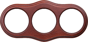 Рамка Werkel WL20-frame-03 / Рамка на 3 поста (итальянский орех)