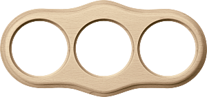 Рамка Werkel WL20-frame-03 / Рамка на 3 поста (светлый бук)