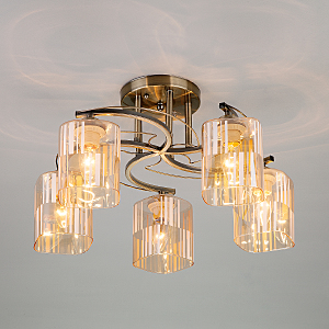 Потолочная люстра Susan 30124/5 античная бронза