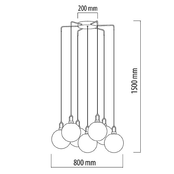 Светильник подвесной Крайс 657011307