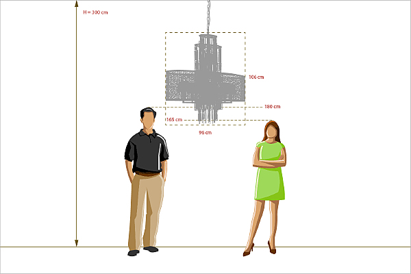 Подвесная люстра Марокко 185010410