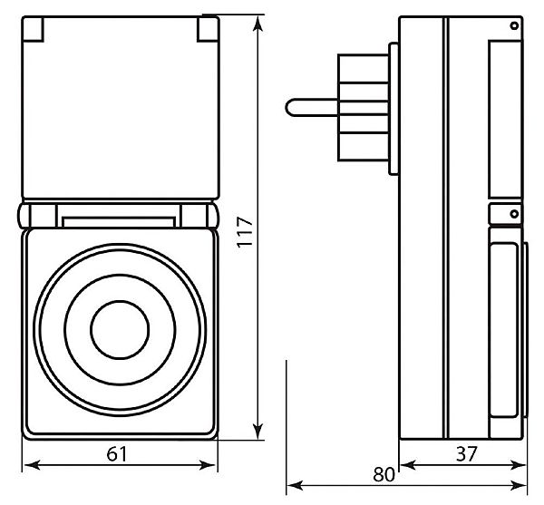 Розетка Feron 23239