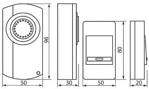 Дверной звонок E-221 23677