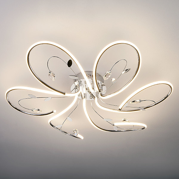 Потолочная люстра Venzel 90082/6 хром 90W