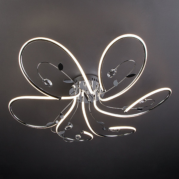 Потолочная люстра Venzel 90082/6 хром 90W