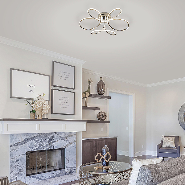 Потолочная люстра Lozanna 90083/3 хром 63W