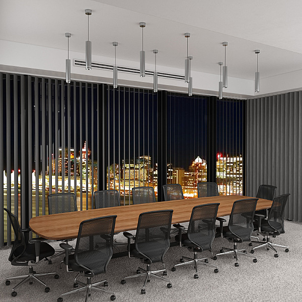 Светильник подвесной Topper DLR023 12W 4200K хром матовый 12W