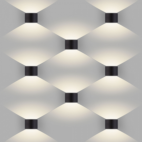 Уличный настенный светильник 1518 1518 TECHNO LED BLADE черный