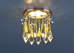 Встраиваемый светильник Elektrostandart 2021 MR16 золото/тонированный/голубой (FGD/GC/BL) (2021 Strotskis)