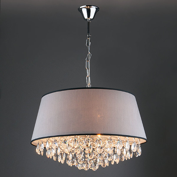 Подвесная люстра Opera 10092/5 хром/прозрачный хрусталь Strotskis