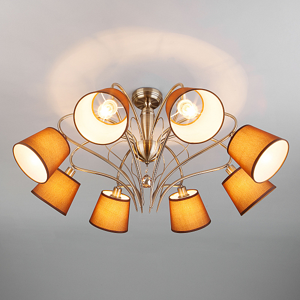 Потолочная люстра Lilly 60074/8 античная бронза