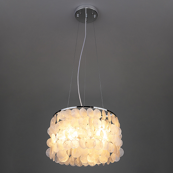 Светильник подвесной Sandra 60005/3 хром/перламутр