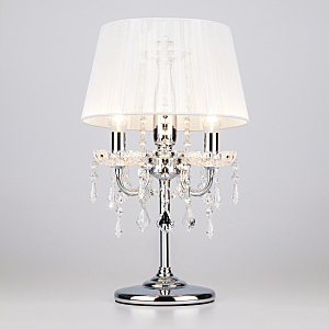 Настольная лампа Allata 2045/3T хром/белый настольная лампа