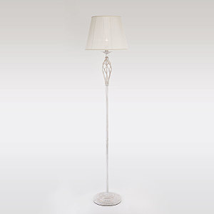 Торшер Selesta 01003/1 белый с золотом