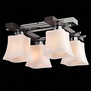 Потолочная люстра 70007 70007/4 хром/венге