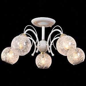 Потолочная люстра 70004 70004/5 белый с золотом