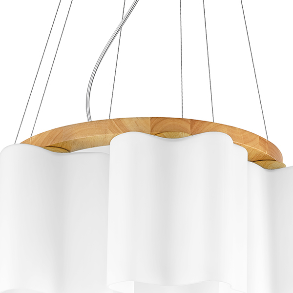 Подвесная люстра Nubi legno 802165