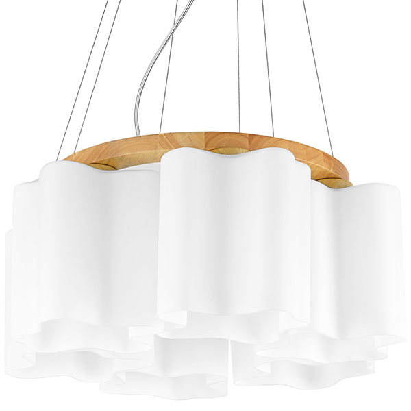 Подвесная люстра Nubi legno 802165