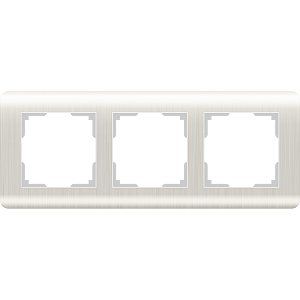 Рамка Werkel WL12-Frame-03 / Рамка на 3 поста (перламутровый)