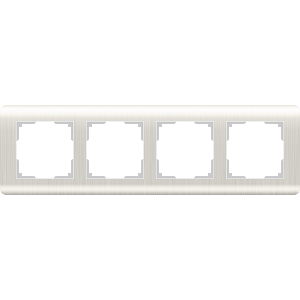 Рамка Werkel WL12-Frame-04 / Рамка на 4 поста (перламутровый)