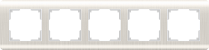 Рамка Werkel WL12-Frame-05/ Рамка на 5 постов (перламутровый)