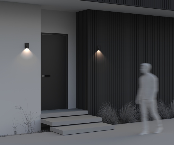 Уличный настенный светильник Beekman O577WL-L5B