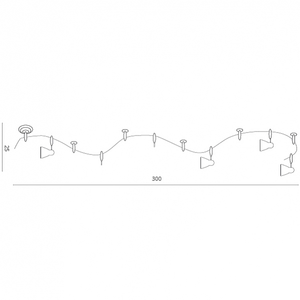 Трековая система Rails A3058PL-6SI